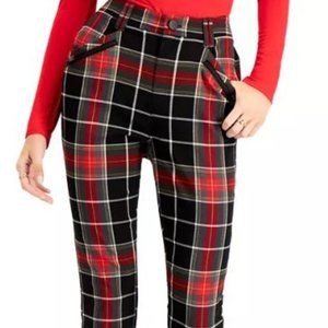 Bar III plaid skinny pants